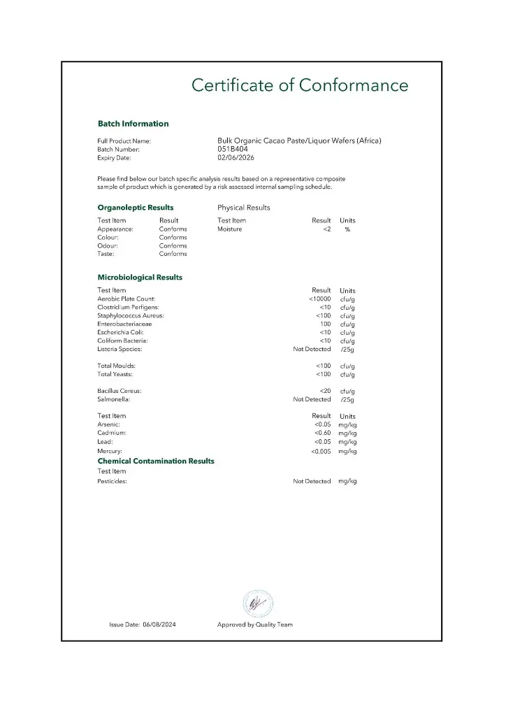 Organic Cacao Paste Liquour Wafers (Africa) - 051B404 (1)-min.webp