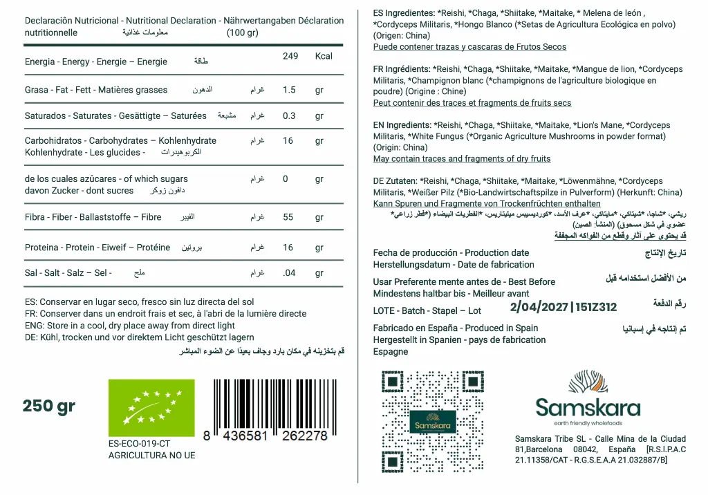 Mushroom powder 250gr.webp