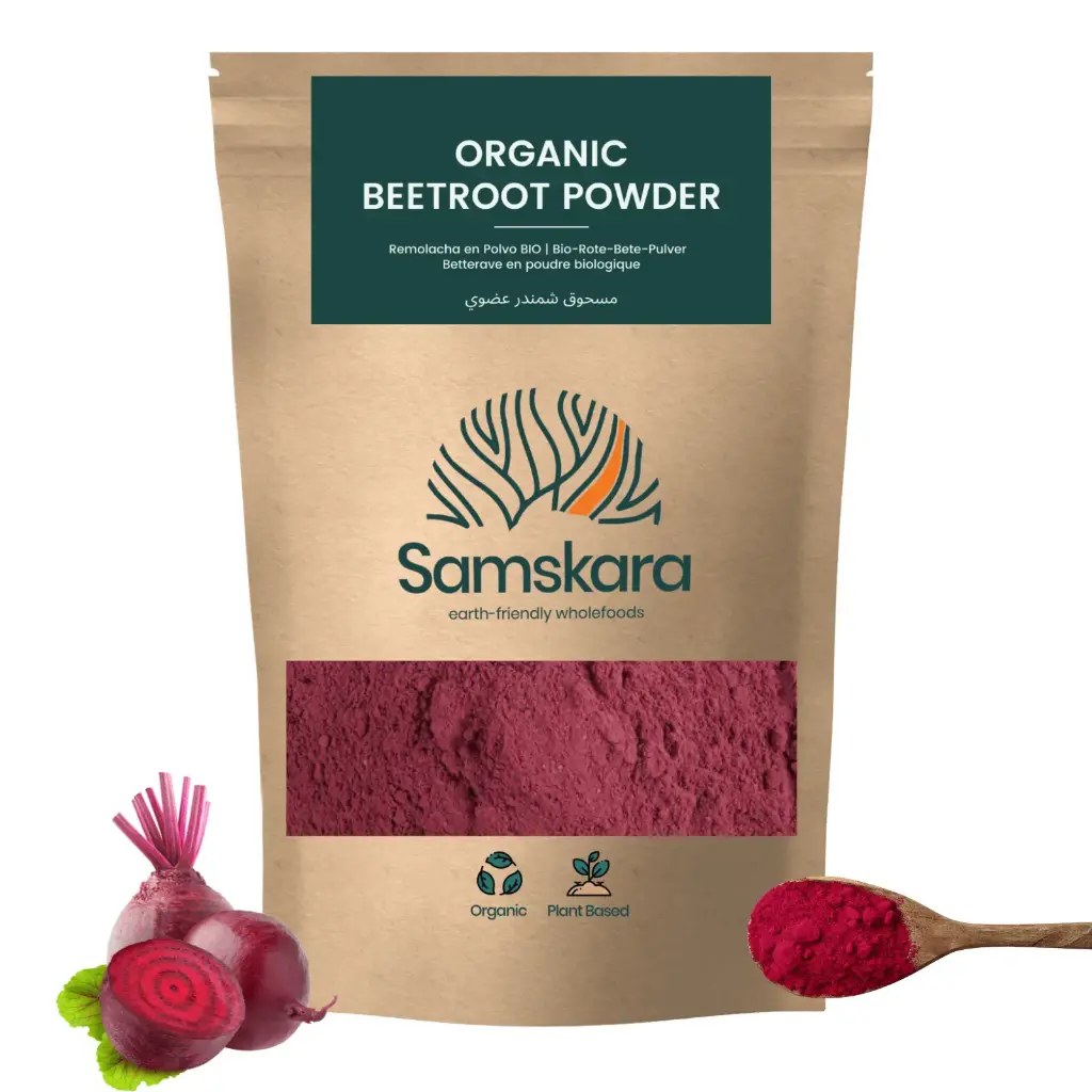 BEETROOT POWDER | Organic BIO | Boosts Stamina & Red Blood Cells | Rich in Nitrates | Alkaline Superfood for Natural Recipes