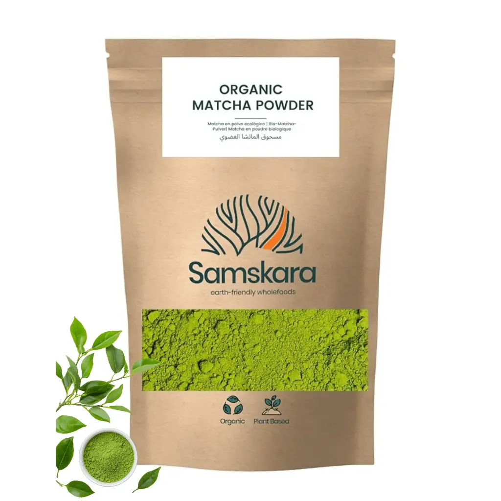 MATCHA POWDER | Organic BIO | Antioxidants & L-Theanine + Enhanced Focus, Stress Reduction, Detoxification