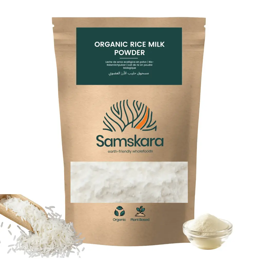 RICE MILK POWDER | Organic BIO | Low Fat + Vitamin B + Calcium + Digestive Health + Heart & Bones Health