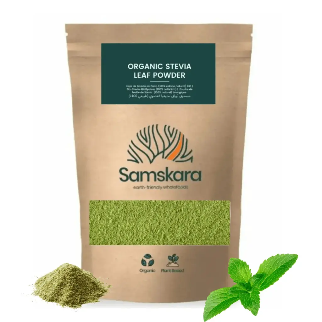STEVIA LEAF POWDER | Pure Natural grounded Leaves | Organic BIO | Keto + Natural Sweetener & Weight Loss