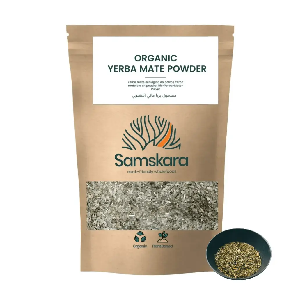 YERBA MATE | Organic BIO | + Antioxidants, Focus, Jitters free & Coffee replacement digestive