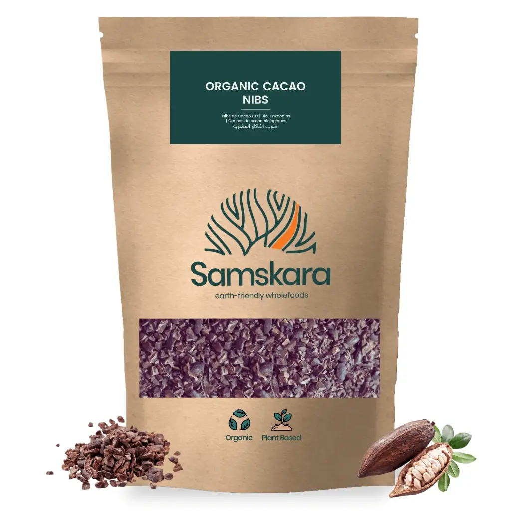 CACAO NIBS | Raw | Organic BIO | + Magnesium, Iron, Potassium, Manganese