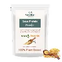 PROTEÍNA DE SOJA EN POLVO | 100% Natural | Proteína Vegetal Completa y Concentrada + Alto Contenido Proteico + Perfecta para Dietas y Cocina Vegana