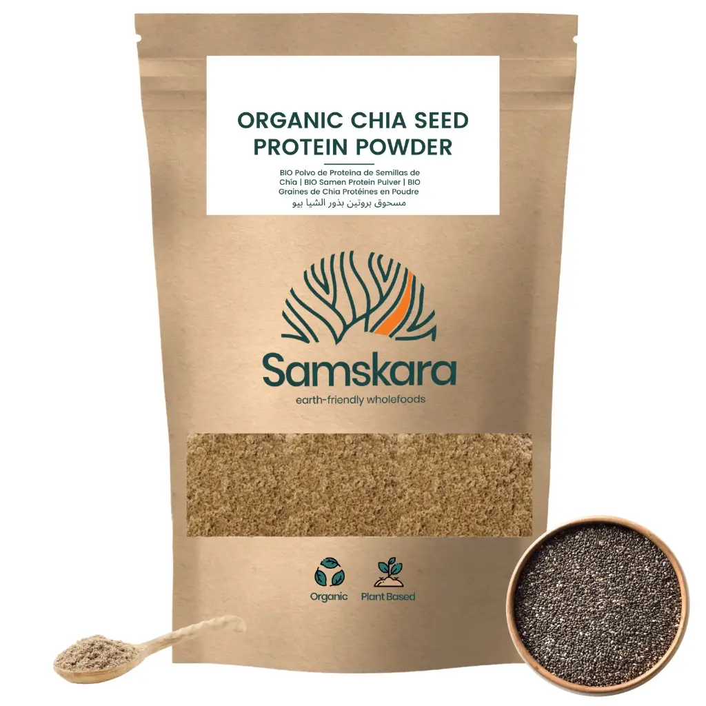 CHIA SEED POWDER | Organic BIO | Protein Rich + Keto & Raw + Blood Sugar Regulation + Gut Health + Omega 3 & 6 