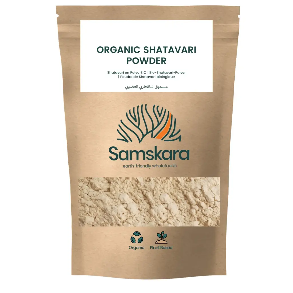 SHATAVARI POWDER | Organic BIO | +  Supports Women's Hormonal Balance & Reproductive Health