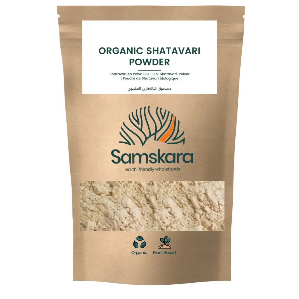 SHATAVARI POWDER | Organic BIO | +  Supports Women's Hormonal Balance & Reproductive Health