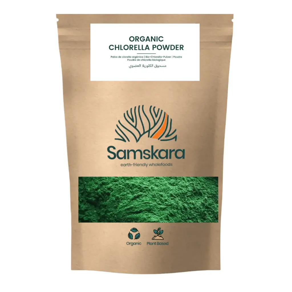 CHLORELLA POWDER | Organic BIO | + Nutrient-Rich Superfood + High in Natural Chlorophyll and Vegan Protein + Non-GMO, Gluten-Free 