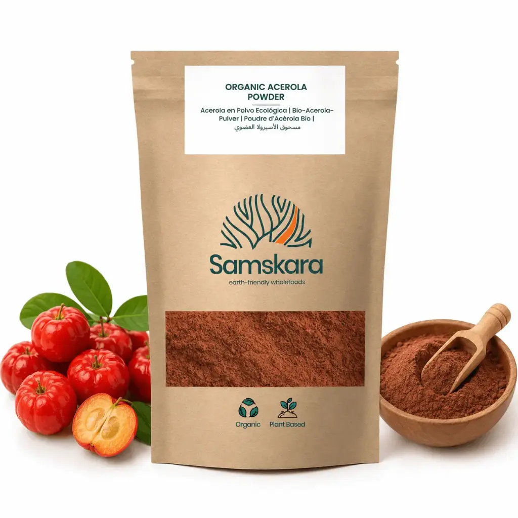 ACEROLA POWDER | Organic Bio |  High in Vitamin C | 100% Natural and Vegan 