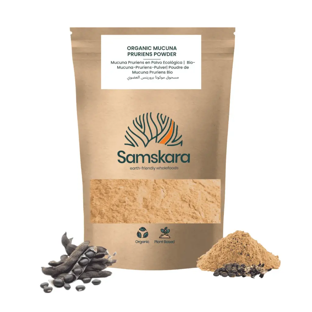 Mucuna Pruriens Powder | Organic BIO +100% Natural Velvet Bean + Improves Mood + Cognitive function