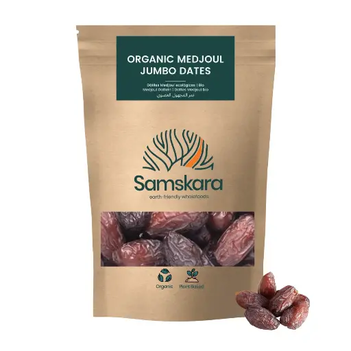 MEDJOUL DATES | Organic BIO | 2 Kg | Fibrous - Vitamins + Low Fat + Blood Sugar Regulation & Energy Boost 