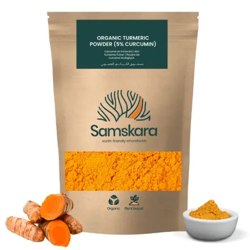 TURMERIC POWDER | Organic BIO | Ceremonial Curcumin Grade | Copper & Iron | Golden Milk, Curries & Lattes