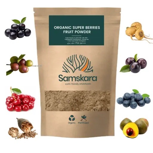 SUPER BERRIES FRUIT POWDER | Organic BIO | Citric, Antioxidants, Collagen forming + Circulation, Mood & Energy