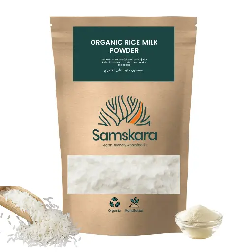 [SAM-RICE-MILK-POWDER] RICE MILK POWDER | Organic BIO | Low Fat + Vitamin B + Calcium + Digestive Health + Heart & Bones Health