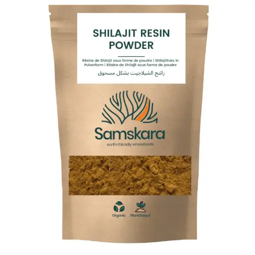 SHILAJIT RESIN MUMIJO POWDER | Natural Fulvic Acid + Natural Testosterone, Vitality, Immunity, Antioxidants + Electrolytes & Detoxification | 100gr