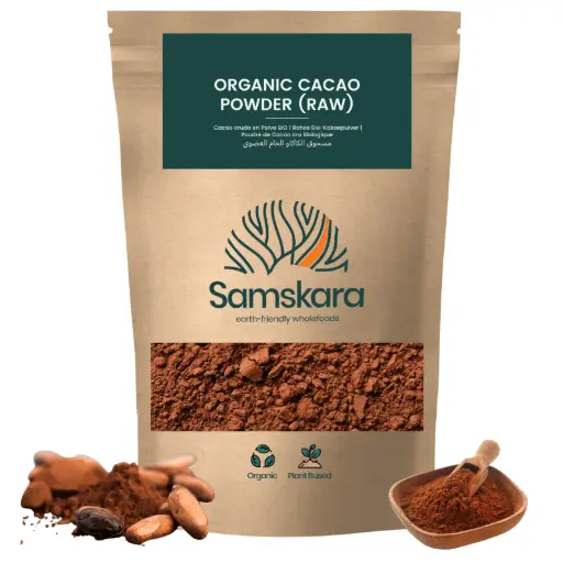 RAW CACAO POWDER | Organic BIO | + Iron, Magnesium, Potassium, Copper & Manganese