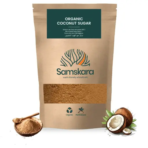 COCONUT SUGAR | Organic BIO | From Coconut Saps - Alternate To Refined Sugar + Richer Taste + Potassium
Iron & Zinc
