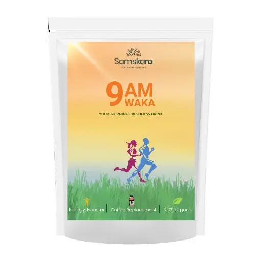 9AM WAKA | Brain Boost Superfood Blend | Lion's Mane & Matcha for Focus, Energy & Antioxidants | Your Morning Cognitive Support