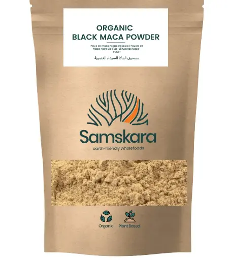 BLACK MACA POWDER | Organic BIO | Energy + Stamina + Hormonal Balance + Natural Testosterone 