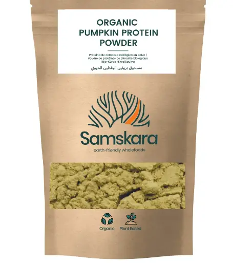 PUMPKIN PROTEIN POWDER| Toasted | Organic BIO | Magnesium + Zinc | Plant based Protein for Easy Digestion