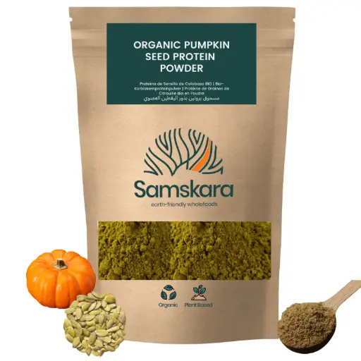 PUMPKIN PROTEIN POWDER| Toasted | Organic BIO | Magnesium + Zinc | Plant based Protein for Easy Digestion