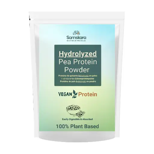 Ultra Hydrolyzed Pea Protein Powder | High Digestibility and Fast Absorption + Plant Based Protein + Rich in Essential Amino Acids + Dairy Free