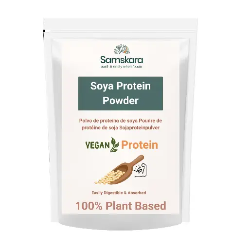 SOY PROTEIN POWDER | 100% Natural | Complete and Concentrated Vegetable Protein + High Protein Content + Perfect for Vegan Diets and Cooking
