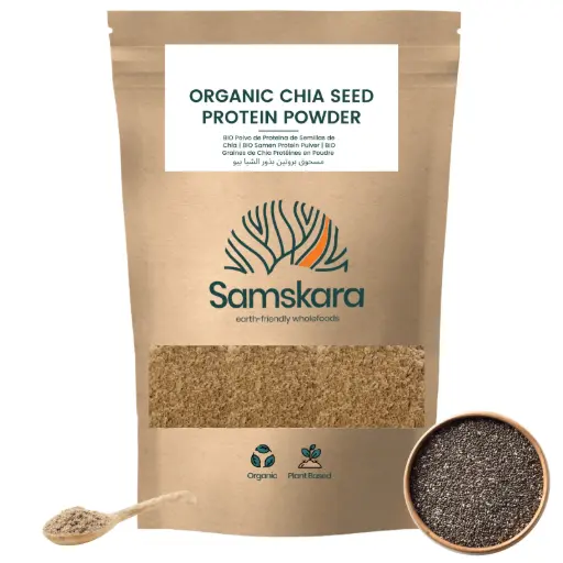 CHIA SEED POWDER | Organic BIO | Protein Rich + Keto & Raw + Gut Health, High in Fibre & Omega 3