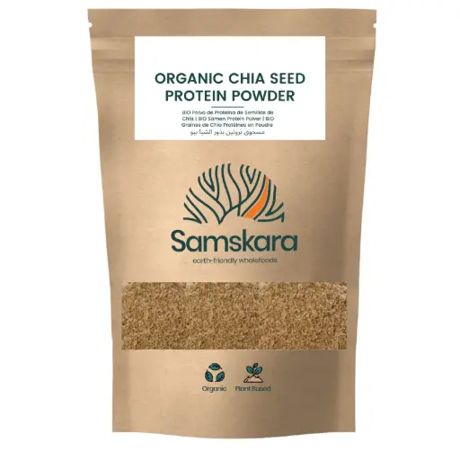 CHIA SEED POWDER | Organic BIO | Protein Rich + Keto & Raw + Blood Sugar Regulation + Gut Health + Omega 3 & 6 
