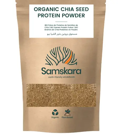 CHIA SEED POWDER | Organic BIO | Protein Rich + Keto & Raw + Blood Sugar Regulation + Gut Health + Omega 3 & 6 