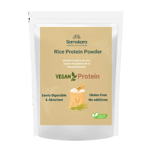 WHITE RICE PROTEIN POWDER | 100% Natural | Vegetable Protein +Neutral Flavour + Ideal for Smoothies and Baking